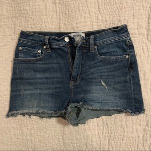 VS Pink blue jean shorts